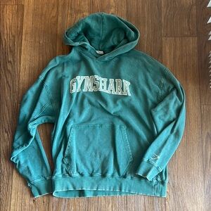 Gymshark Green Pullover Sweater with Hood